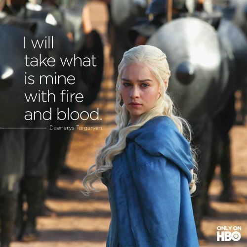 Daenerys in Game Of Thrones