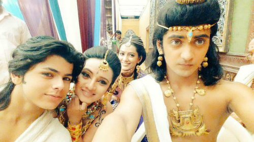 Chakravartin Ashoka Samrat Offscreen Photos