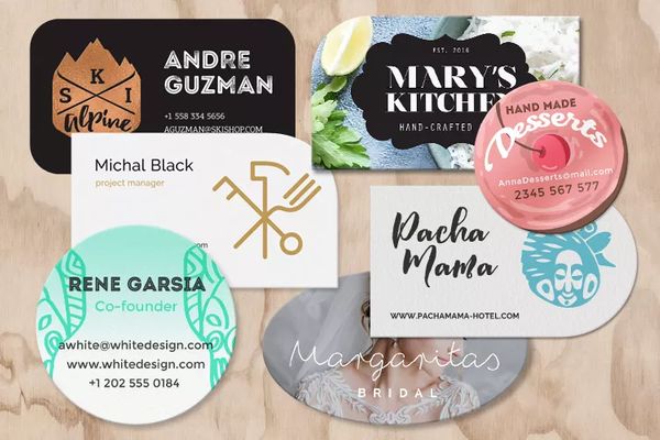 Die-Cut Business Cards