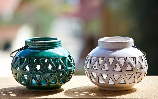 pottery and vases