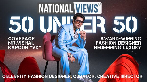 Celebrity fashion designer vishal kapoor vk