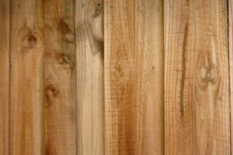 cedar wood fence
